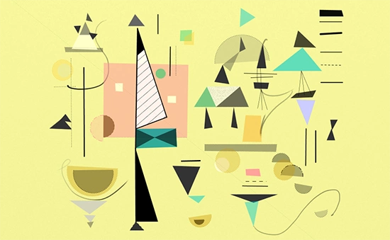 Decisive Pink Kandinsky