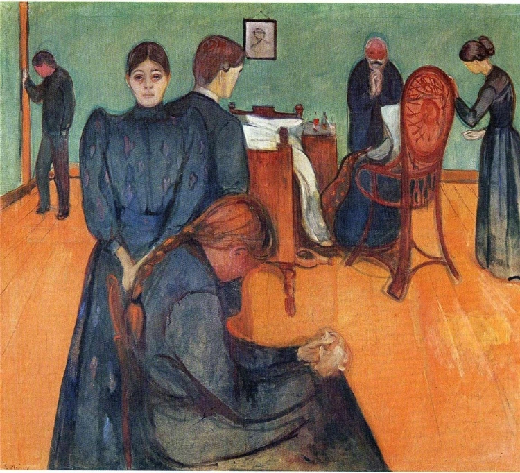 Death-in-the-sickroom-edvard-munch