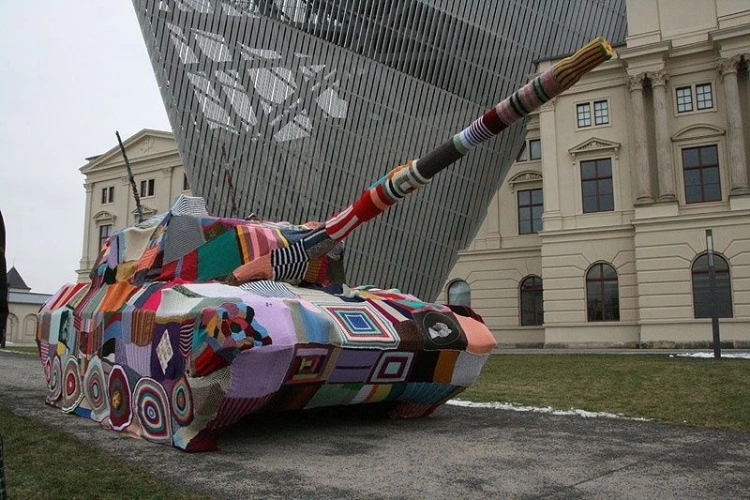 Yarn Bomb Tank