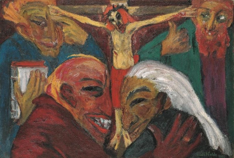 01_949-Emil-Nolde-Martyrium-II-Gem¦lde-1921-«Nolde-Stiftung-Seebll-400-DPI-147x216mm