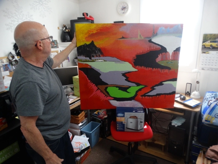 Weird Abstract Landscape Art