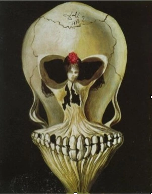 Salvador Dali. Ballerina in a Deaths Head, 1939