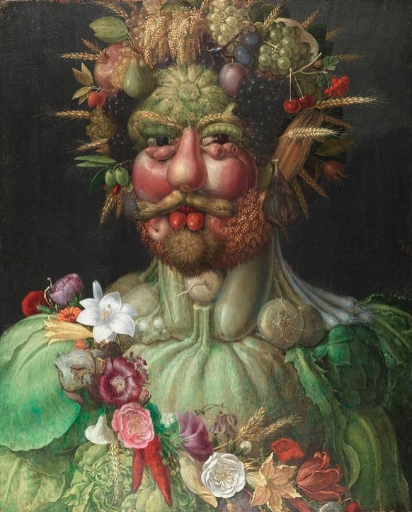 Guisepe-arcimboldo-basket-of-fruit-and-the-four