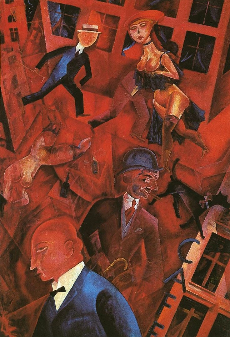 Metropolis-george-grosz-1917