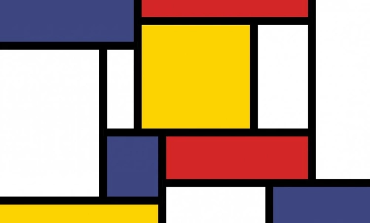 Mondrian-painting