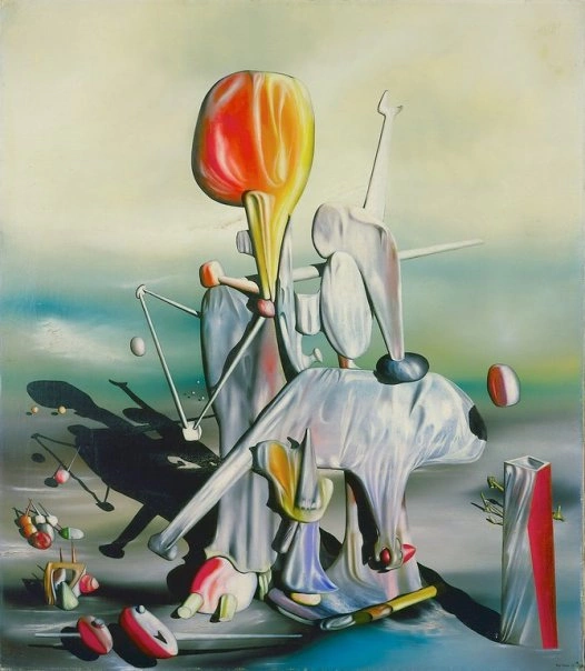 Yves Tanguy, Through Birds, Through Fire And Not Through Glass, 1943